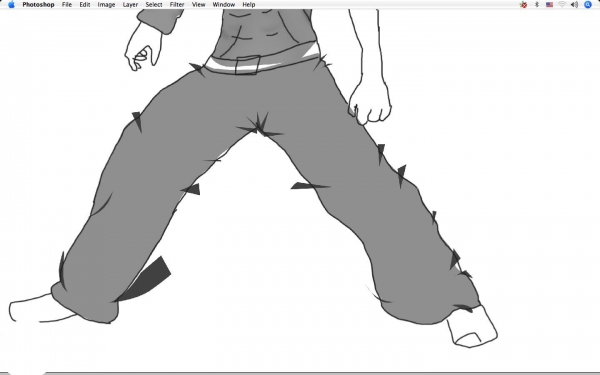 Creation of Narutric (fighter): Step 43